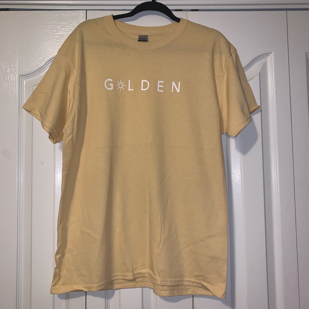 HARRY STYLES CUSTOM GOLDEN TEE